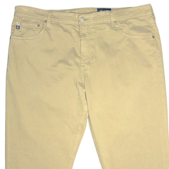 Adriano Goldschmied Pants Men's Brown Everett Slim Straight Chino‎ Italy 40x32 - Picture 3 of 16